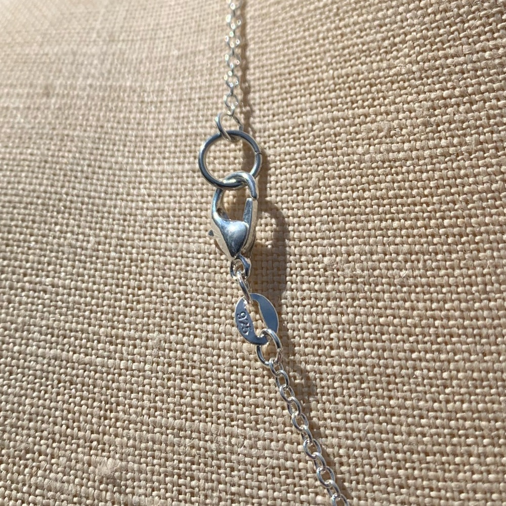 NWT Sterling Silver Plated Chain & Alloy Monstera Plant Leaf Charm Necklace - Picture 12 of 12